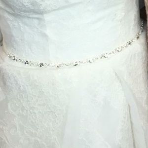 David’s bridal head piece/belt
